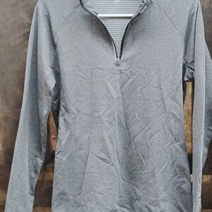 Avia Gray Textured Pullover